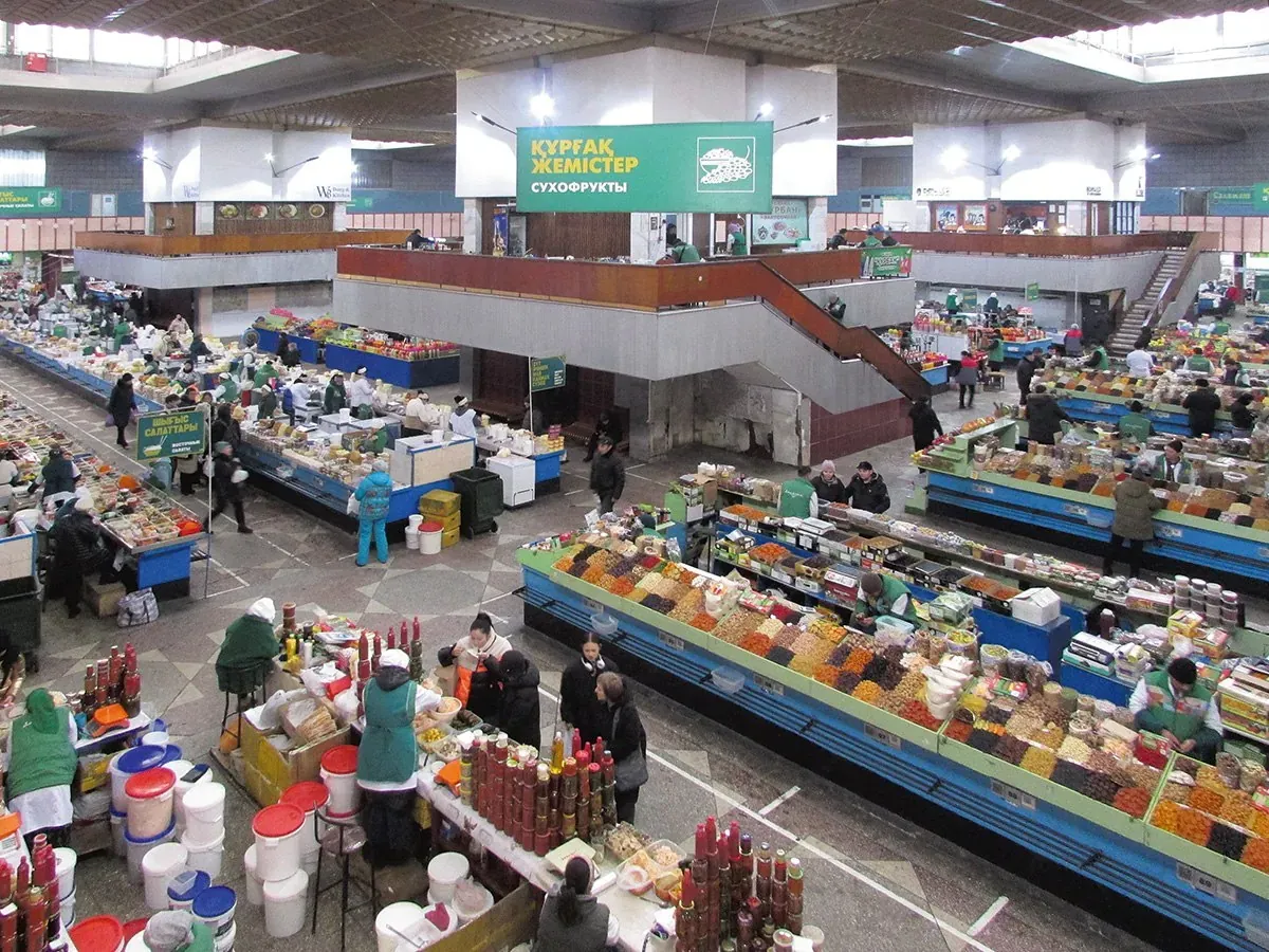 Зелёный базар — центральный рынок Алматы