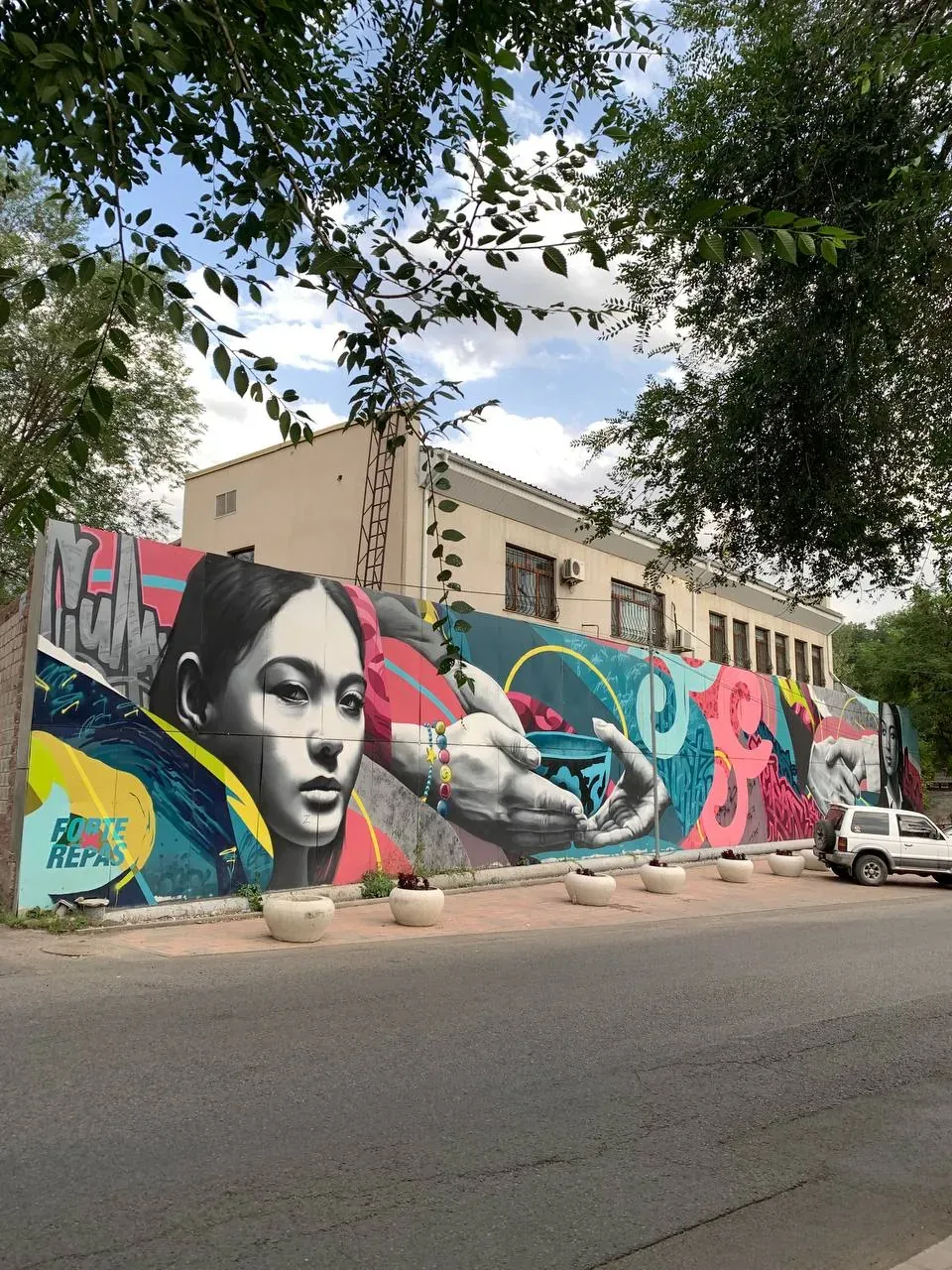 Граффити-стена на улице Оспанова — 420 метров стрит-арта в Алматы — 4