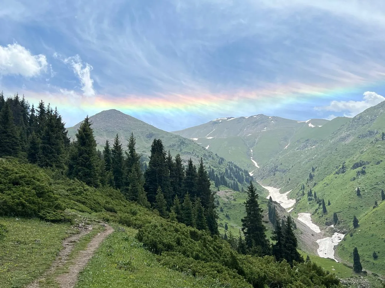 Привал на маршруте — обед на поляне